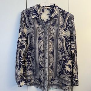 Johnny Was beautiful silk blouse